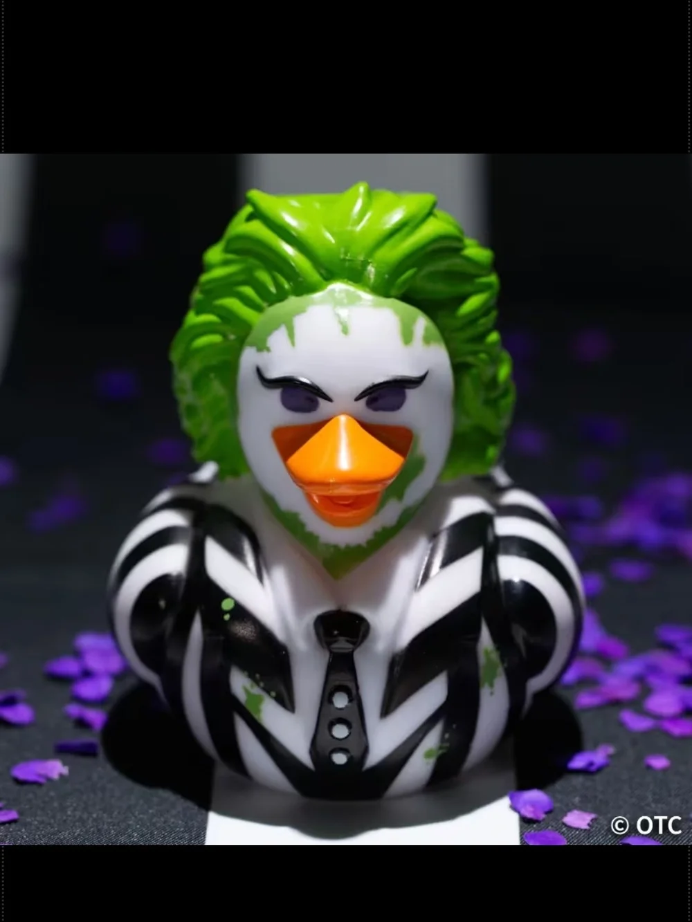 Beetlejuice Collectible Vinyl Rubber Duck - Green Black White